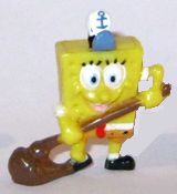 SpongeBob - SpongeBob mit Wischmopp - zum Schließen ins Bild klicken