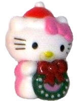 Weihnachtsfigur - Hello Kitty 2 - zum Schließen ins Bild klicken