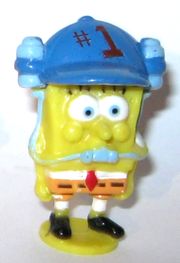 SpongeBob - mit blauen Helm - zum Schließen ins Bild klicken