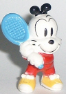 Sporty Dog - mit Tennisschläger - zum Schließen ins Bild klicken
