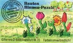 1993 Buntes Blumen-Puzzle - BPZ Rose - zum Schließen ins Bild klicken