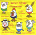 Onken - BPZ Frohe Ostern - Ei-Tiere