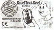 1995 Kugel-Trick-Spiel - BPZ - zum Schließen ins Bild klicken