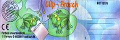 Clip-Frosch - BPZ - zum Schließen ins Bild klicken