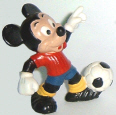 Micky Maus als Fußballspieler - Bully - zum Schließen ins Bild klicken