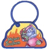 Country 1997 - Hippo Adressanhänger - Meine Sachen - blau - zum Schließen ins Bild klicken