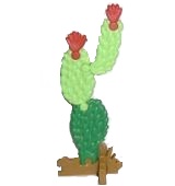 1989 Kaktus - Variante 1 . - zum Schließen ins Bild klicken