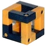 1995 Der verflixte Würfel - blau-gelb - zum Schließen ins Bild klicken