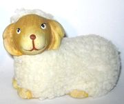 Oster-Deko Schafe mit Fell - Pelz - Modell 1 - zum Schließen ins Bild klicken