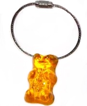 Goldbär - Schlüsselanhänger gelb - zum Schließen ins Bild klicken