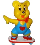 Goldbären Familie - Bär als Skater Variante 2 - zum Schließen ins Bild klicken