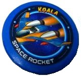 Button - Space Rocket mit BPZ - zum Schließen ins Bild klicken