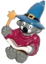 Koala mit Zauberbuch - OVP mit BPZ - zum Schließen ins Bild klicken
