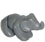 1987 Kugeltiere - Elefant hellgrau - zum Schließen ins Bild klicken