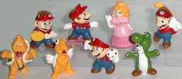 Supermario 1 - 8 Figuren - SATZ - zum Schließen ins Bild klicken