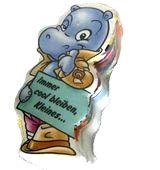 1998 Happy Hippos - Handtuch Heartbreaker - zum Schließen ins Bild klicken