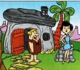 2000 I - The Flintstones - Barney und Betty mit Haus - zum Schließen ins Bild klicken