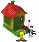 1992 I - Looney Tunes - Tweety & Sylvester Haus 1 + BPZ / AKZ - zum Schließen ins Bild klicken