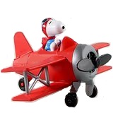1999 I - Snoopy - im Flugzeug - zum Schließen ins Bild klicken