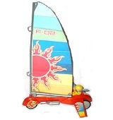 2002 Ostern - Beach-Racer A - Figur gelb + BPZ - zum Schließen ins Bild klicken