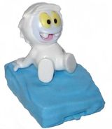 2016 Weihnachten - Spaßige Schneemonster auf Eisscholle - zum Schließen ins Bild klicken