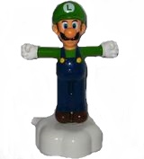 2016 Super Mario - Figur Luigi - zum Schließen ins Bild klicken