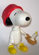 Snoopy als Schlafwandler - zum Schließen ins Bild klicken