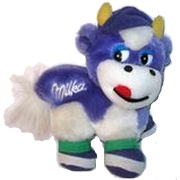 Milka Plüsch Kuh 4 - Kuh als Jogger - zum Schließen ins Bild klicken