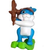 2024 Oster-Spielzeug - Hase blau mit BPZ - zum Schließen ins Bild klicken
