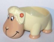 2013 Ostern - Eierbecher Schafe - weiß 4 - zum Schließen ins Bild klicken