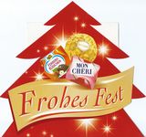 Weihnachten - Frohes Fest - 3er Pralinen - Lasche B - zum Schließen ins Bild klicken