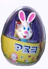 2014 Ostern - Ei mit Spender - Hase weiß - zum Schließen ins Bild klicken