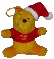Bando Trading - Werbefigur Winnie the Pooh Weihnachten - zum Schließen ins Bild klicken