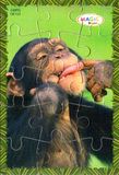 2009 Wildtier-Puzzle - Schimpanse mit BPZ - zum Schließen ins Bild klicken