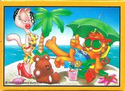 Garfield - Puzzle 1998 - Inselurlaub - zum Schließen ins Bild klicken