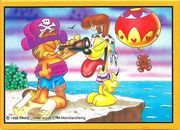 Garfield - Puzzle 1998 - als Pirat - zum Schließen ins Bild klicken