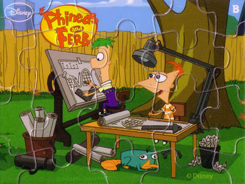 IFC - Phineas und Ferb - Puzzle B - zum Schließen ins Bild klicken