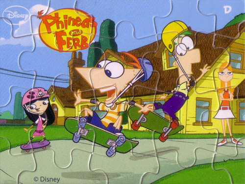 IFC - Phineas und Ferb - Puzzle D - zum Schließen ins Bild klicken
