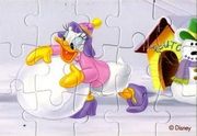 RK - Mickey Mouse 2004 - Winter - Puzzle u.r. - zum Schließen ins Bild klicken