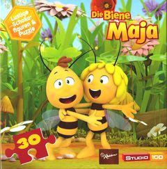 Rotstern - Biene Maja - Schoko-Figuren und Puzzle Motiv 1 - zum Schließen ins Bild klicken