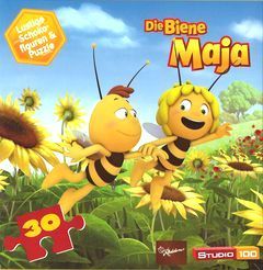 Rotstern - Biene Maja - Schoko-Figuren und Puzzle Motiv 2 - zum Schließen ins Bild klicken