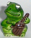 Ricard - Frosch mit Kontrabass - zum Schließen ins Bild klicken
