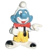 Schlümpfe Schleich 1978 - als Clown - zum Schließen ins Bild klicken