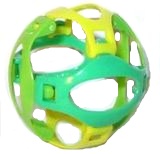 Flexi-Bälle - Ball gelb-grün - zum Schließen ins Bild klicken