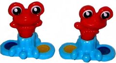 Tusche-Frösche - Frosch rot 2 - zum Schließen ins Bild klicken