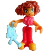 Infinimix Sweet Puppies - Figur Frau mit Teddy - zum Schließen ins Bild klicken