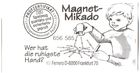 1992 Magnet Mikado mit BPZ - Stab blau - zum Schließen ins Bild klicken