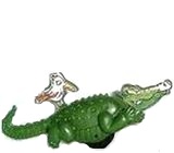 Das lustige Tierrennen - Krokodil mit Vogel 2 - zum Schließen ins Bild klicken