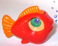 Kleine Tiere mit scharfen Augen - Fisch - zum Schließen ins Bild klicken