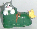 Lustige Begegnungen - Katze und Maus 2 - zum Schließen ins Bild klicken